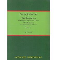 Drei Romanzen Op. 22