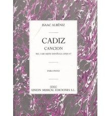 Suite Española Op. 47 Nº 4  Cádiz