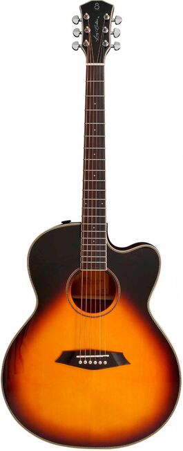 Sire Guitars Guitarra Electroacustica de 6 Cuerdas a3-G Cutaway Vintage Sunburst