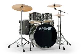 Sonor Set de Bateria Acustica Aqx Stage Set Bms Black Midnight Sparkle
