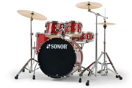 Sonor Set de Bateria Acustica Aqx Stage Set Rms Red Moon Sparkle