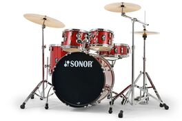 Sonor Set de Bateria Acustica Aqx Studio Set Rms Red Moon Sparkle
