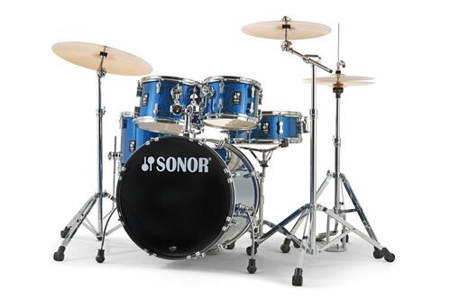 Sonor Set de Bateria Acustica Aqx Studio Set Bos Blue Ocean Sparkle