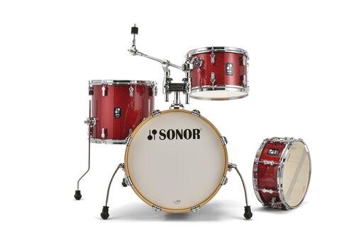 Sonor Set de Bateria Acustica Aqx Jazz Set Rms Red Moon Sparkle