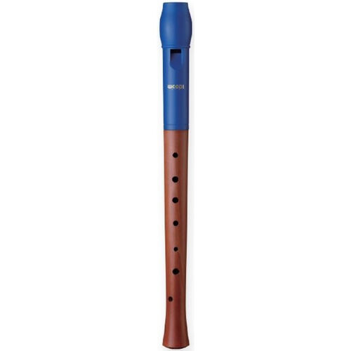 Flauta Dulce Soprano Digitacin Alemana Smart WRS-4338G-BL Mixta Azul