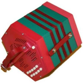 Concertina Stagi PL4-2 Plstico Roja