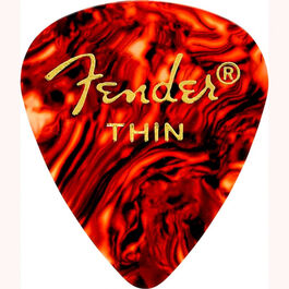 Púas Fender Shell Concha 351 Thin
