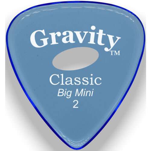 Pa Gravity Classic Big Mini 2,0mm Polished Elipse Azul GCLB2PE
