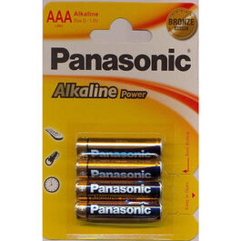 Blister 4 Pilas Panasonic 1,5V, LR03/AAA