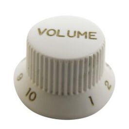 Botón Gotoh Stratocaster KW-240V Volumen Blanco
