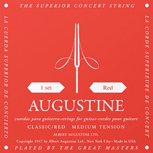 Cuerda 1 Augustine Roja Clsica