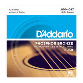 Juego D'Addario Acústica 12 Cuerdas EJ-38