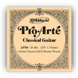 Cuerda 6ª D'Addario Tensión Fuerte Guitarra Clásica J4606
