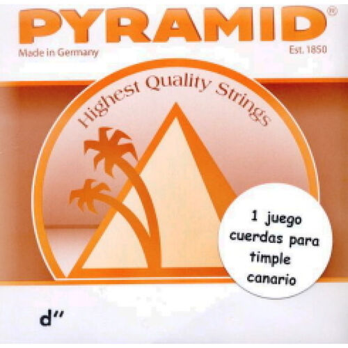 Juego Cuerdas Pyramid Timple Canario Carbn C-705200