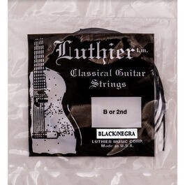 Cuerda 2ª Luthier Negra Clásica LU-02BK