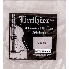 Cuerda 3ª Luthier Blanca Clásica LU-03WH
