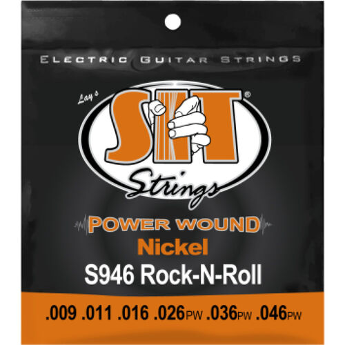 Juego Cuerdas Guitarra Elctrica SIT Powerwound S946 009-046
