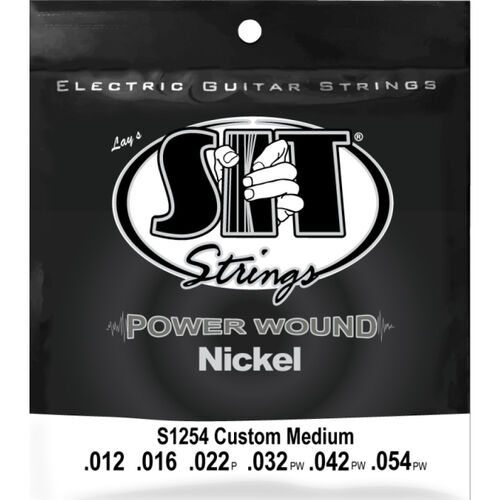 Juego Cuerdas Guitarra Elctrica SIT Powerwound S1254 012-054