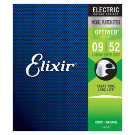 Juego Elixir Eléctrica Optiweb 7 Cuerdas 19007 (009-052)