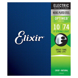 Juego Elixir Eléctrica Optiweb 8 Cuerdas 19062 (010-074)