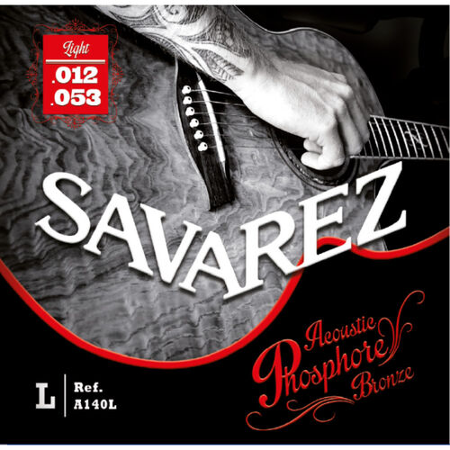 Juego Cuerdas Guitarra Acstica Savarez A140L Phosphor 012-053