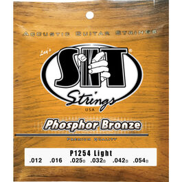 Juego Cuerdas Guitarra Acústica SIT Phosphor Bronze P1254 012-054