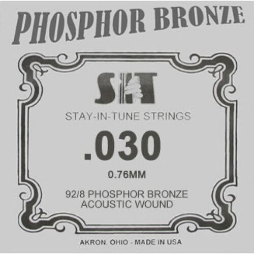 Cuerda Guitarra Acstica Phosphor Bronze SIT ,030B