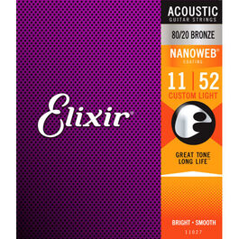 Juego Elixir Acstica Nanoweb 11027 (11-52)