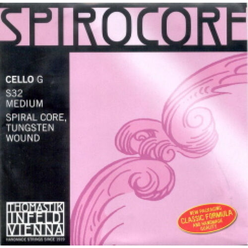 Cuerda 3 Cello Thomastik Spirocore Wolframio S-32