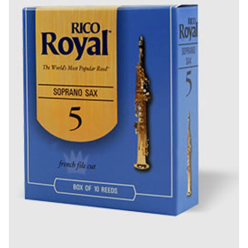 Caja 10 Cañas Saxo Soprano Rico Royal 3½