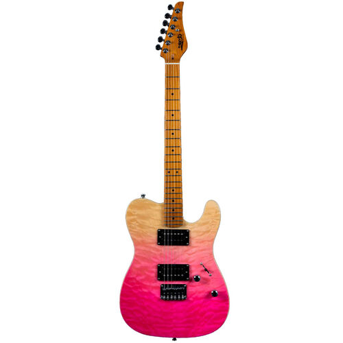 Guitarra Elctrica Jet JT450-QTPK Rosa Transparente