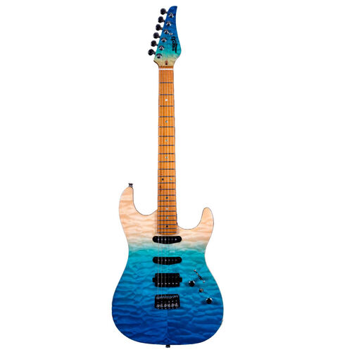 Guitarra Elctrica Jet JS1000-QTBL Azul Transparente
