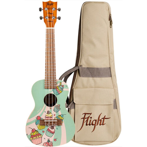 Ukelele Concert Flight AUC-33 Art Series Cupcake