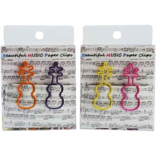 Pack 12 clips violn colores 4 cm A-Gift-Republic C-1027