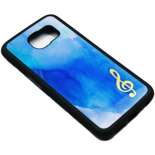 Funda movil Samsung Galaxy S6 azul/dorada A-Gift-Republic P-5009