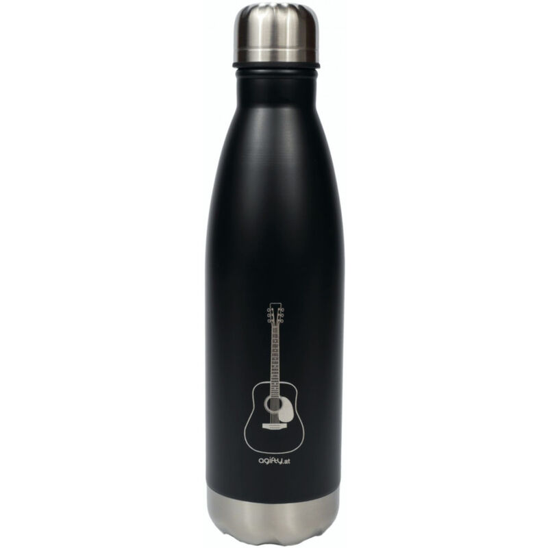 Termo 500 ml Guitarra Agifty M-7005 Negro