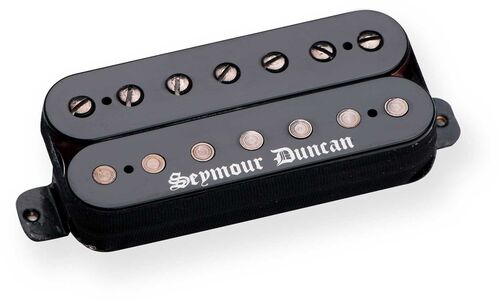 Pastilla Humbucker Black Winter Neck 7strg Seymour Duncan