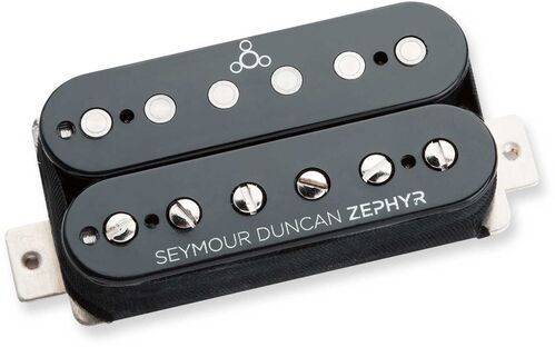 Pastilla Humbucker Zs1b Zephyr Silver Hb Bridge Blk Seymour Duncan