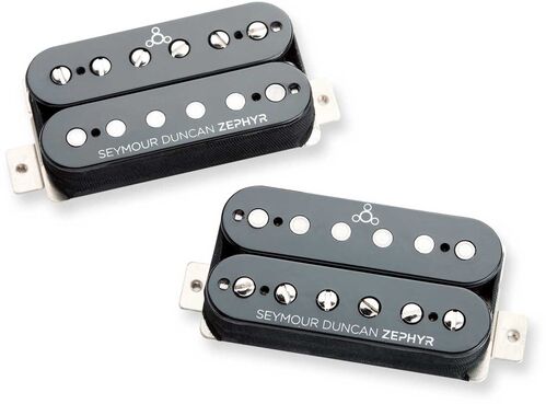 Pastilla Humbucker Zs1s Zephyr Silver Hb Set Blk Seymour Duncan