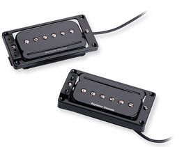 Pastilla Humbucker Prails W/Flat Triple Shot Set, Blk Seymour Duncan
