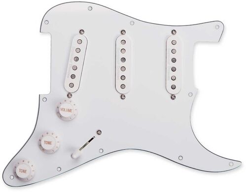 Repuesto de Guitarra / Bajo Pickguard Assy, Ca 50s Set, Wht Seymour Duncan