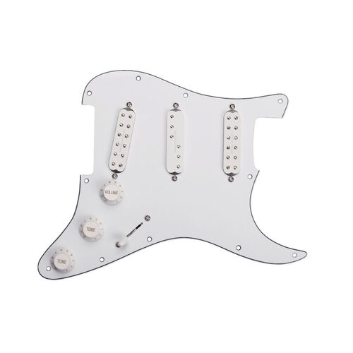 Repuesto de Guitarra / Bajo Pickgrd Assy,Everything Axe,Wht Seymour Duncan