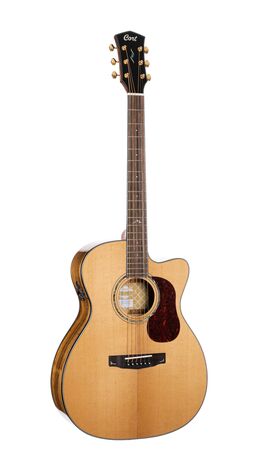 Guitarra Electroacustica de 6 Cuerdas Con Cutaway Gold Oc6-Bocote Nat W/Case Cort Guitarra Electroacustica de 6 Cuerdas Con Cutaway Gold Oc6-Bocote Nat W/Case Cort