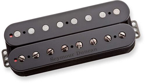 Pastilla Humbucker 8str Distortion Brg Pmt, Blk Seymour Duncan