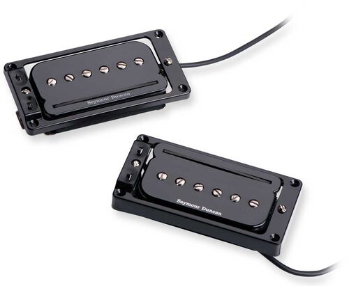 Pastilla Humbucker Prails W/Lp Triple Shot Set, Blk Seymour Duncan