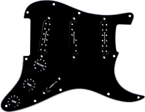 Repuesto de Guitarra / Bajo Pickgrd Assy,Everything Axe,Blk Seymour Duncan