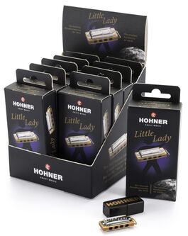 Armónica Diatónica Little Lady Display 10 Pcs Hohner
