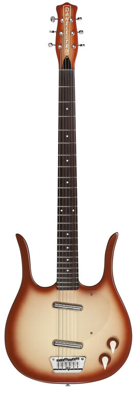 Guitarra Eléctrica Retro Longhorn Baritone Copper Burst Danelectro
