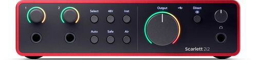 Interface de Audio Usb Scarlett 2i2 4th Gen Focusrite