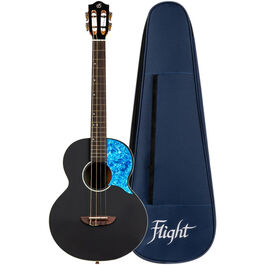 Ukelele Barítono Flight Princess Series Iris BK Negro